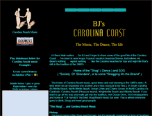 Tablet Screenshot of carolinacoast.com
